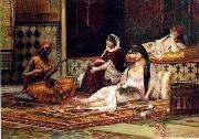 Arab or Arabic people and life. Orientalism oil paintings 158